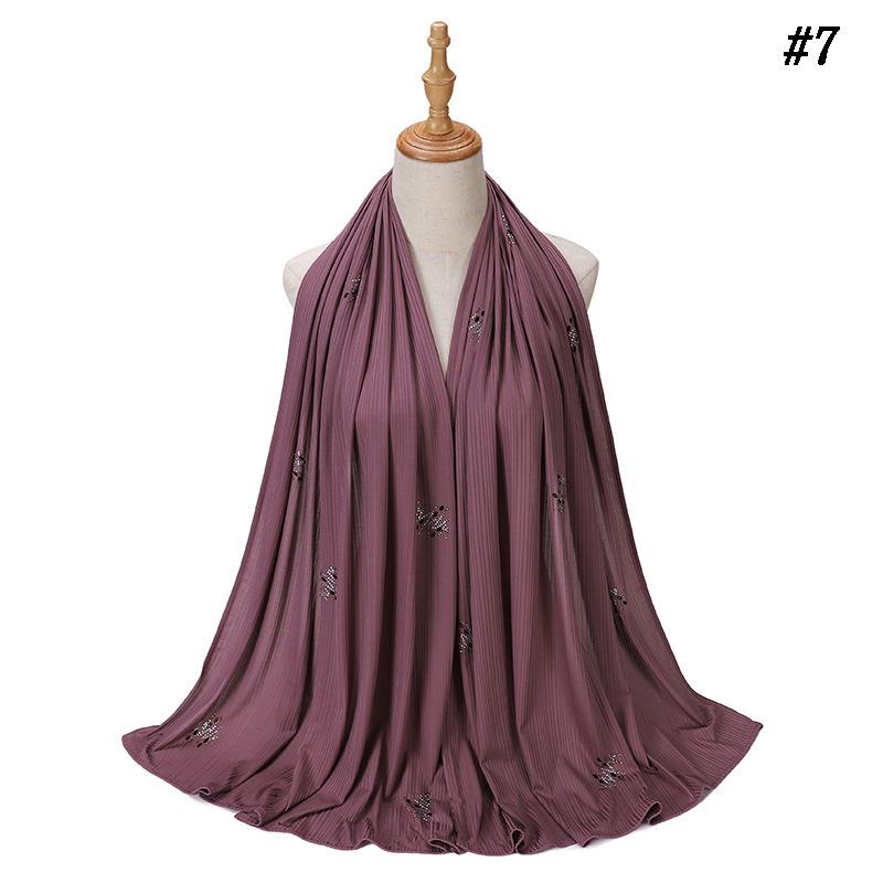 HASASERIES HS1133 Nouveau foulard rayé pour perçage à chaud