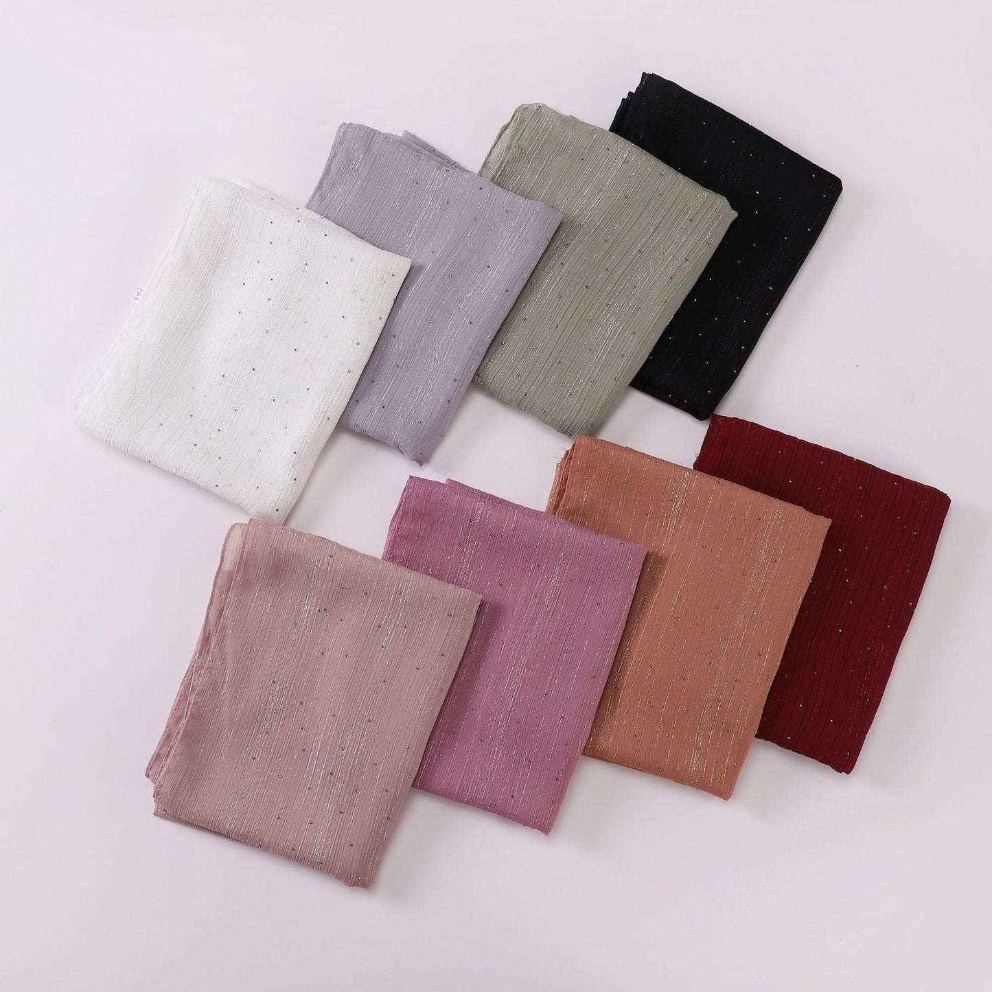 HASASERIES HS1114 All Over The Sky Hot Drilling Long Scarf Hijab