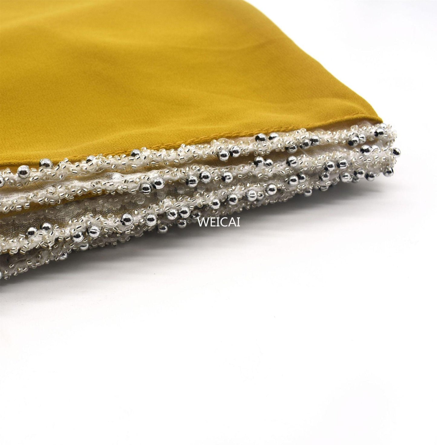 Bandeau Hijab en mousseline de soie unie HASASERIES HS1117