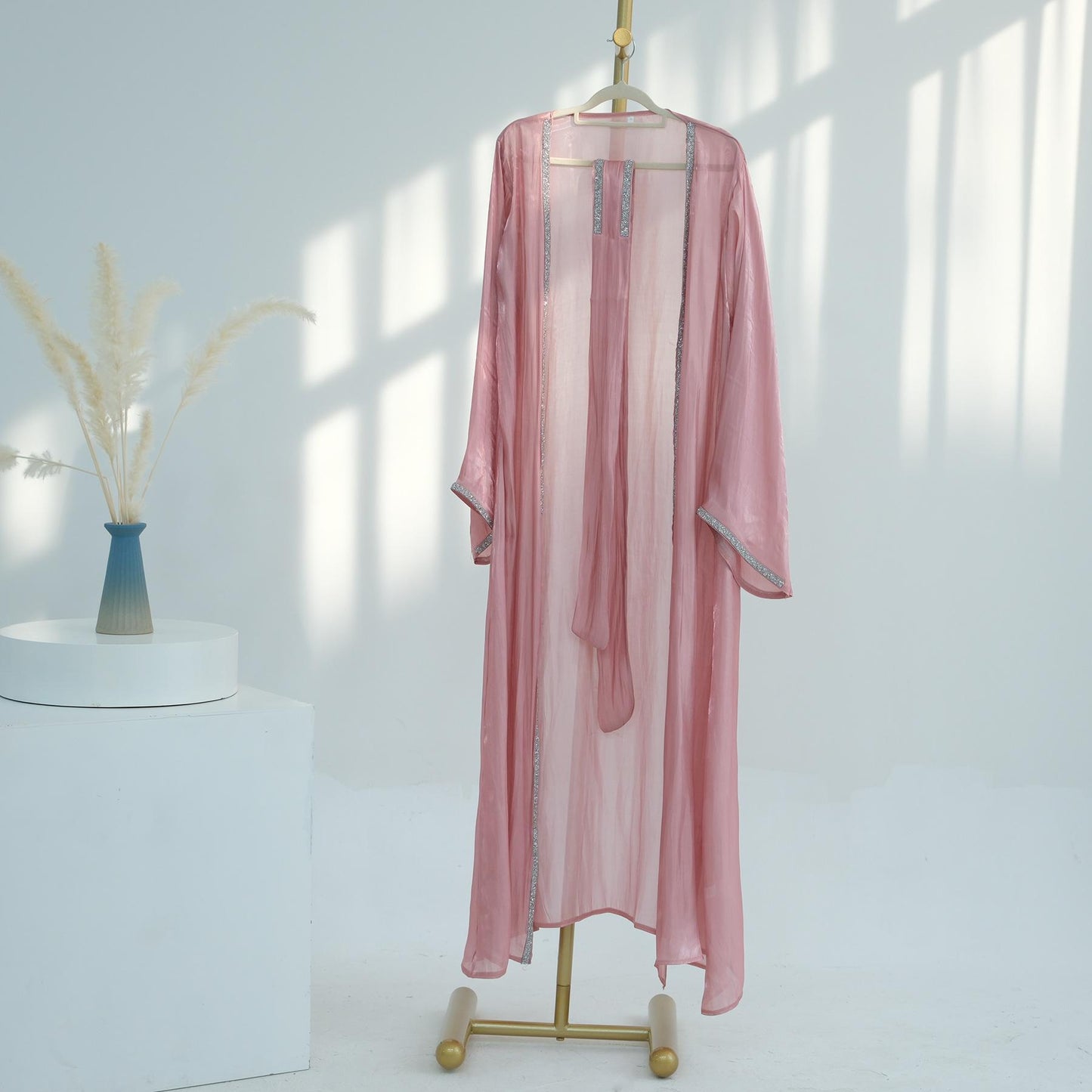 HASASERIES HS1184 Ensemble 2 pièces cardigan + robe intérieure