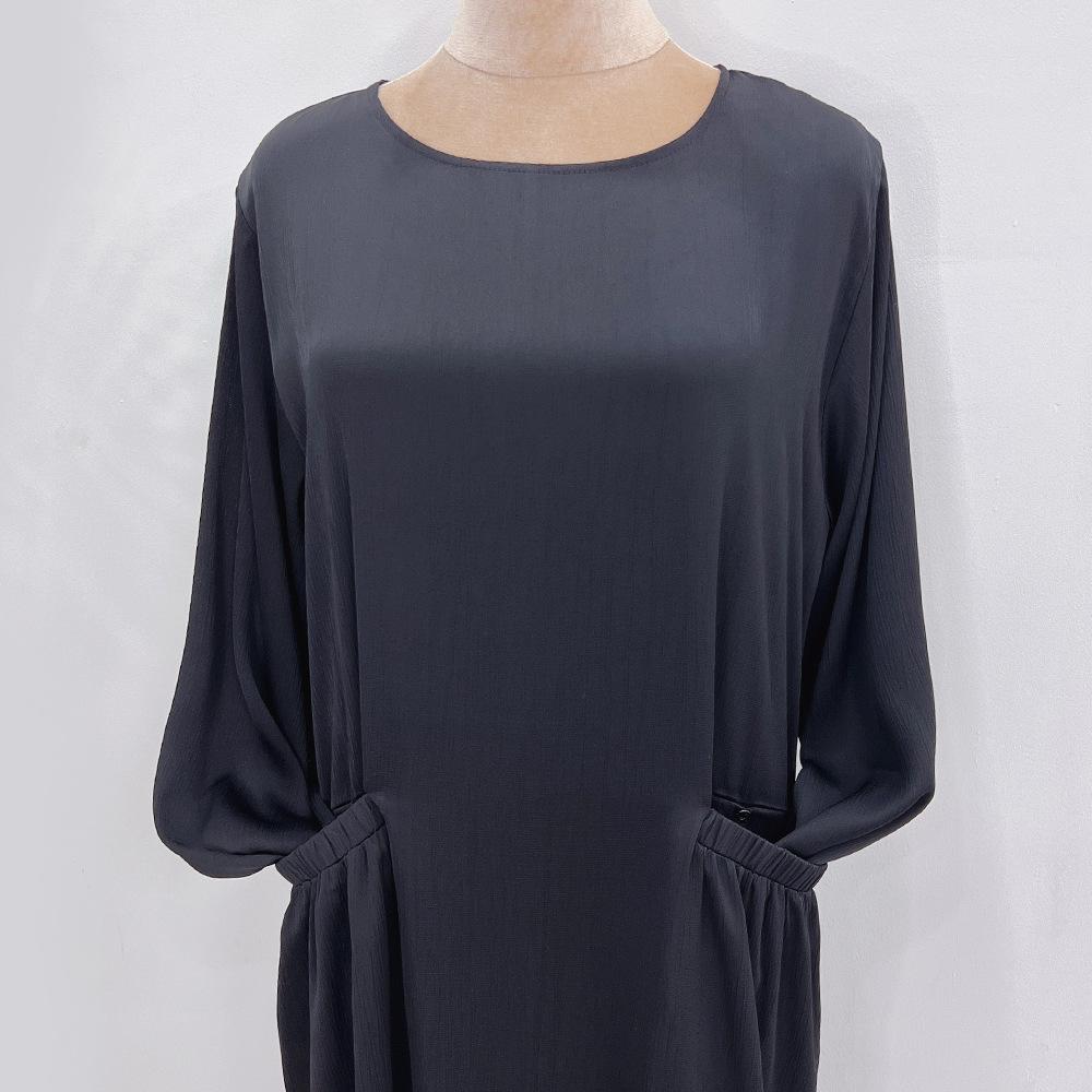 HASASERIES HS0709 Solid Large Robe Dress