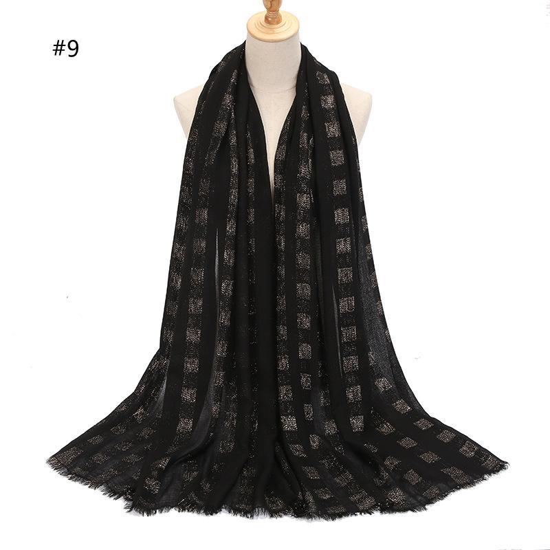 HASASERIES HS1142 Soft Solid Color Ladies Headscarf