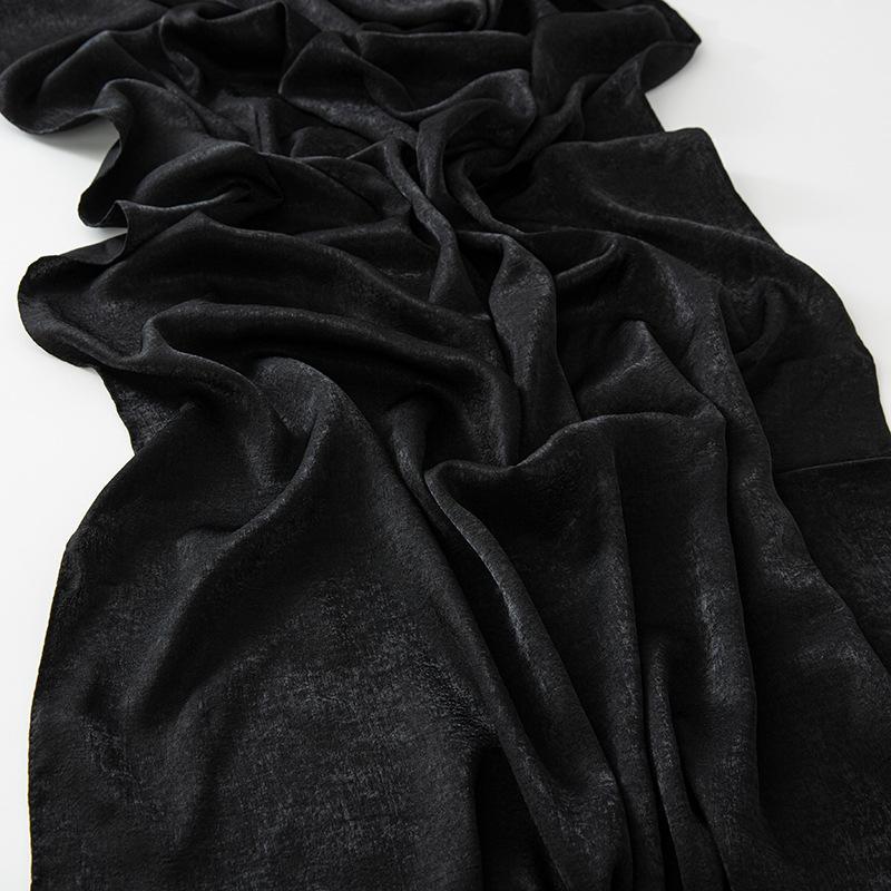 HASASERIES HS1069 Solid Color Scarf Baotou Scarf