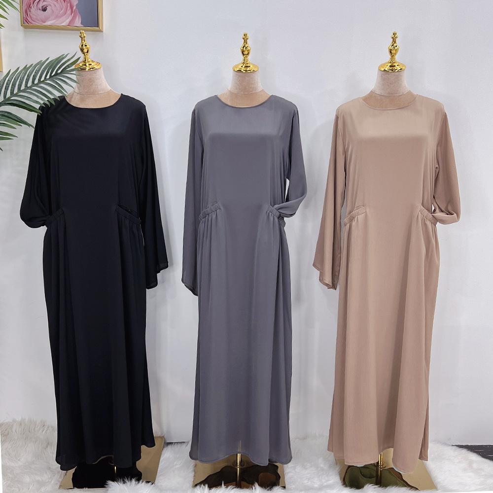 HASASERIES HS0709 Solid Large Robe Dress