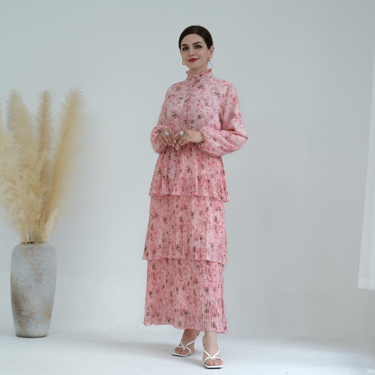Robe imprimée Pure Beauty HS1007 de HASASERIES