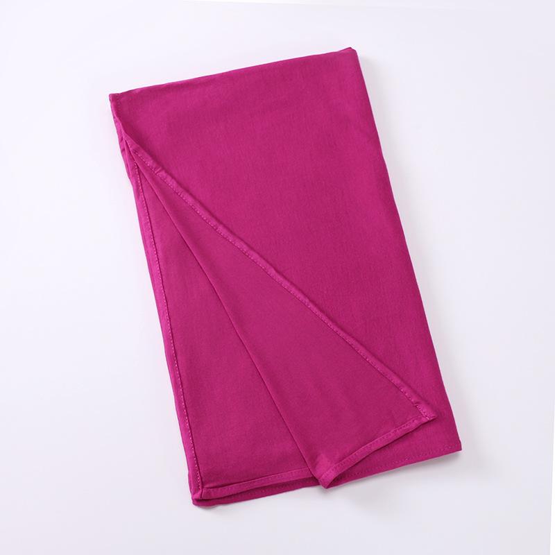 HASASERIES HS1051 Fashion Warm Solid Color Scarf