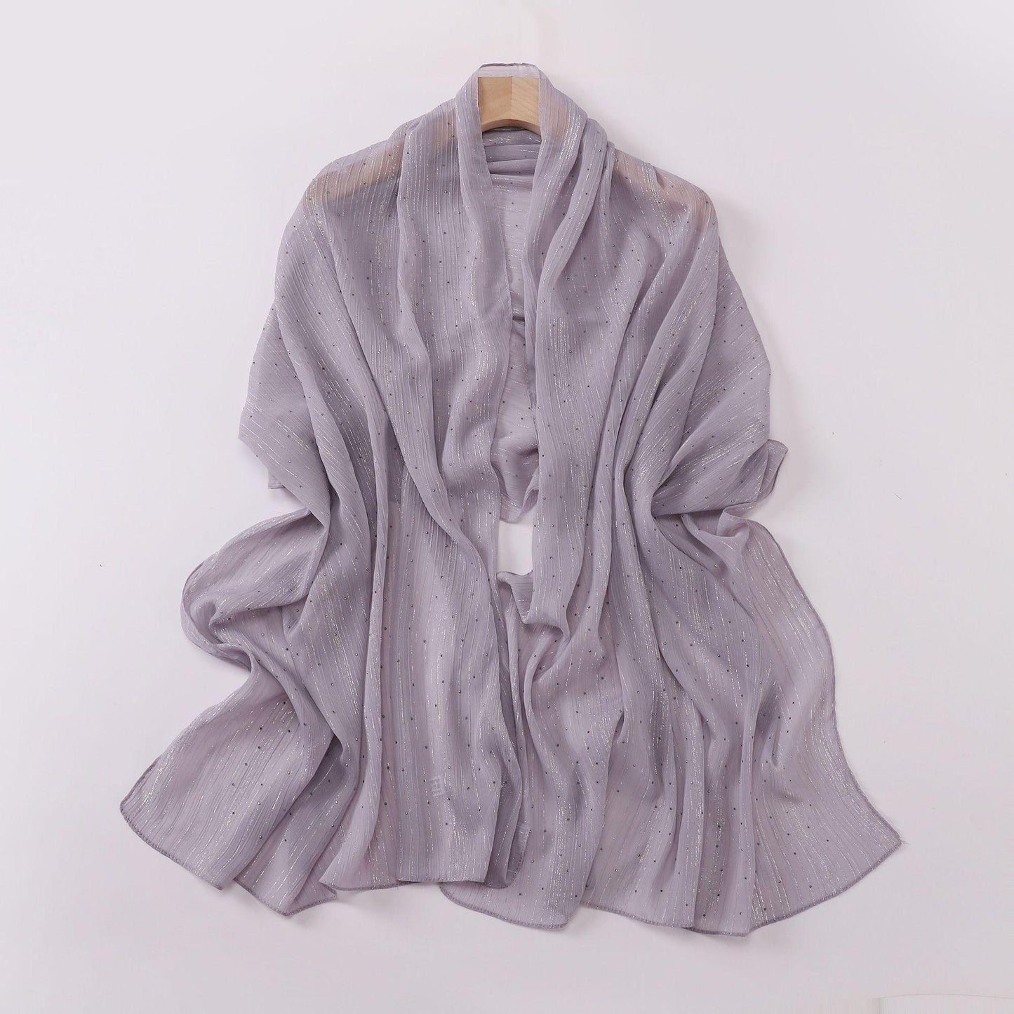 HASASERIES HS1114 All Over The Sky Hot Drilling Long Scarf Hijab