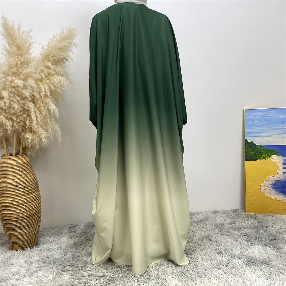 HASASERIES HS0928 Loose Gradient Cardigan Abaya