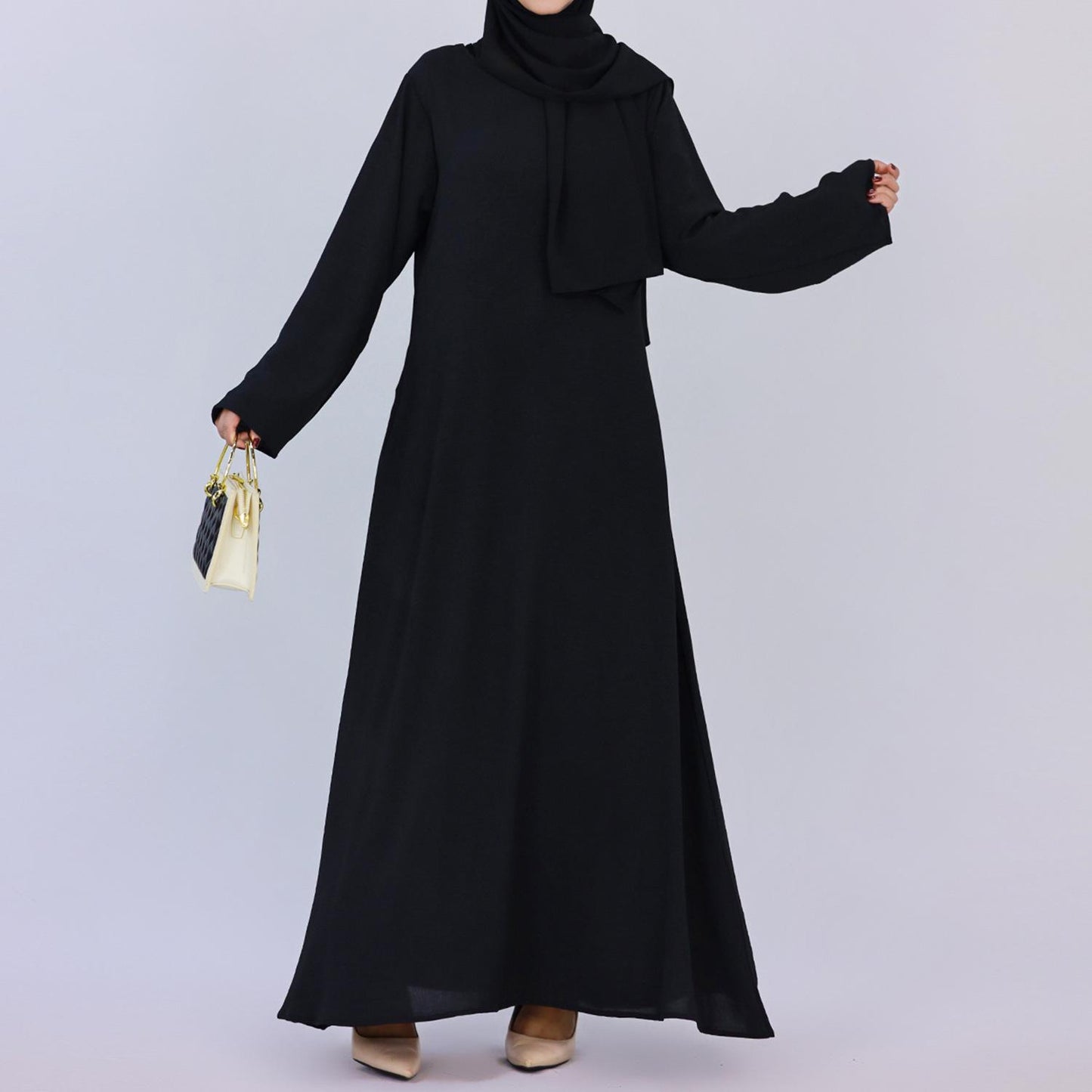 HASASERIES HS0936 Multi Color Large Women's Dress