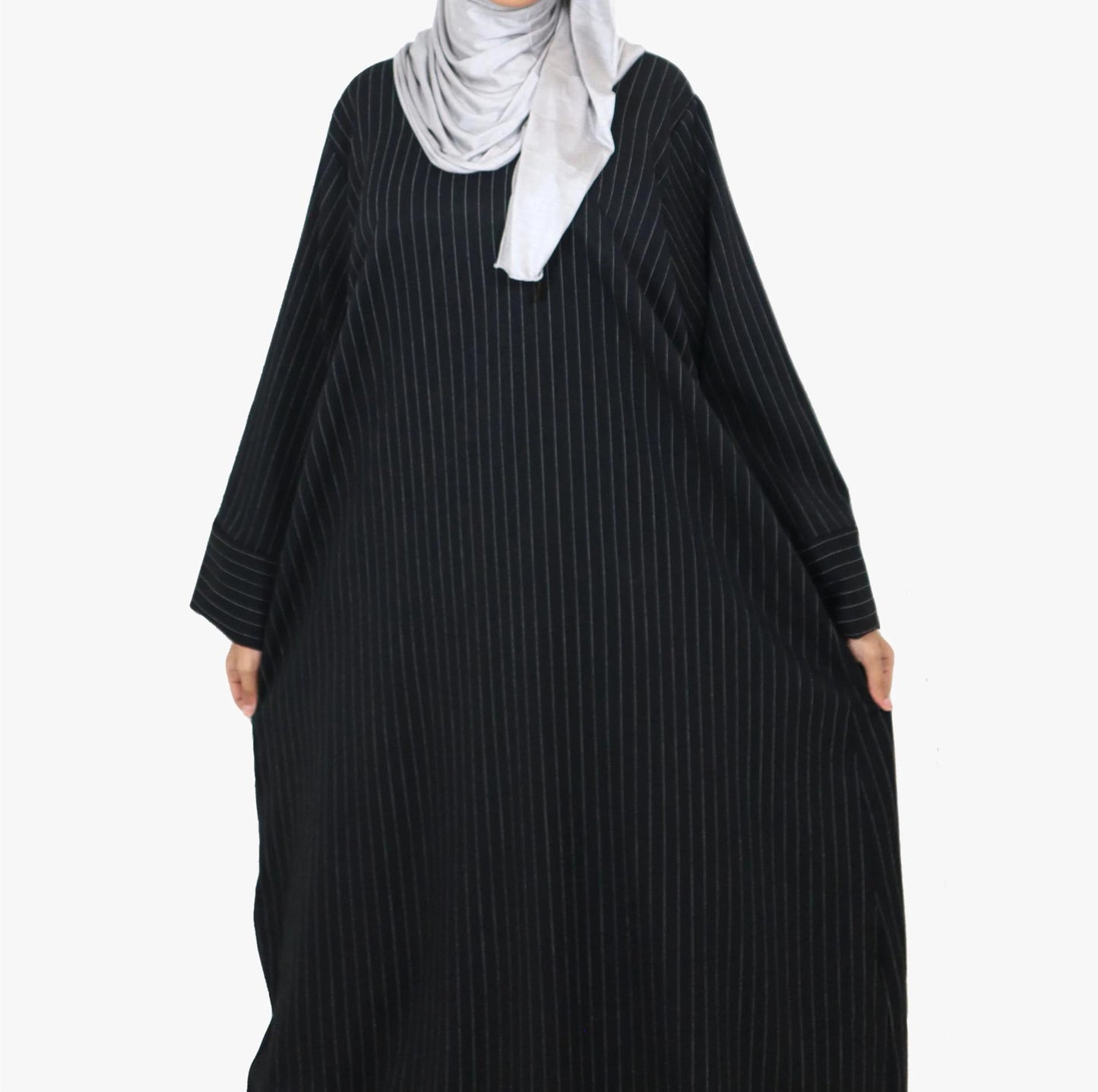 HASASERIES HS0707 Striped maxi dress