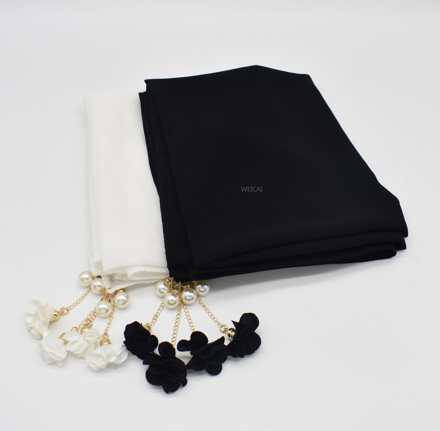 HASASERIES HS1055 Pearl Flower Hijab