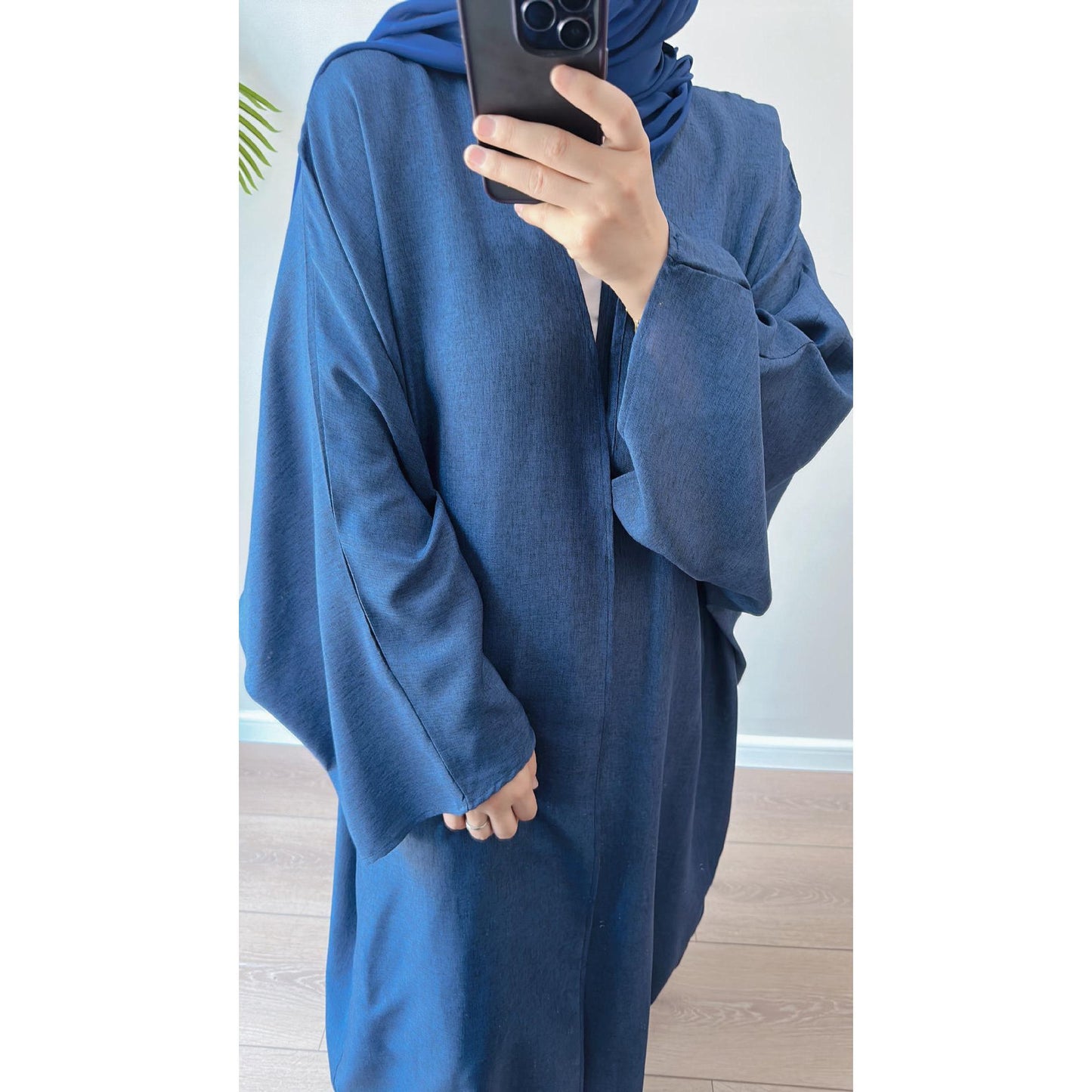 HASASERIES HS0714 Cardigan décontracté de couleur unie grande taille