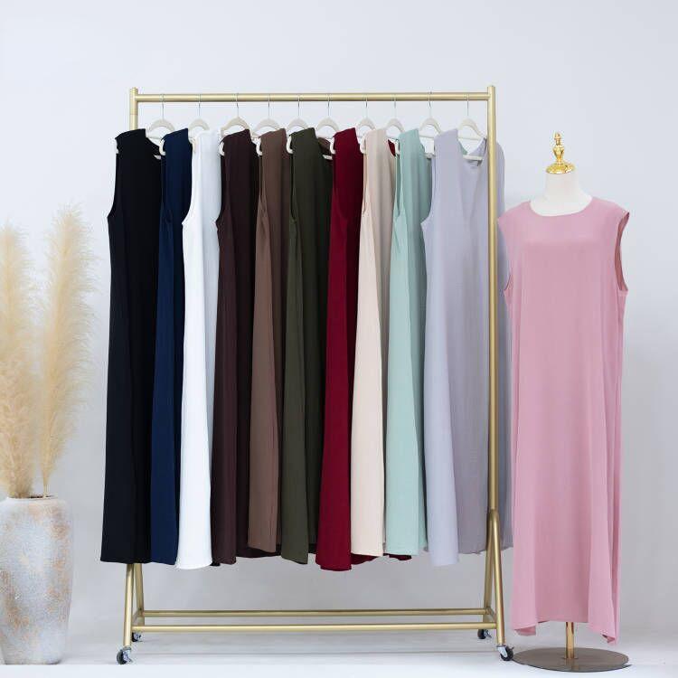 Robe débardeur couleur unie HASASERIES HS1019