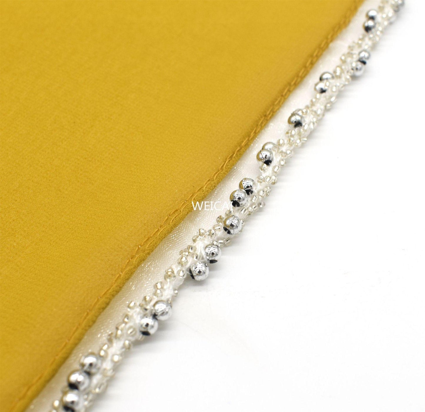 Bandeau Hijab en mousseline de soie unie HASASERIES HS1117