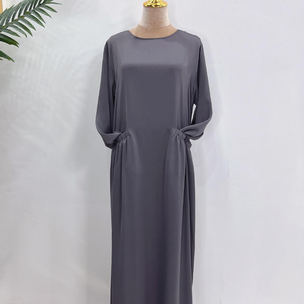 HASASERIES HS0709 Solid Large Robe Dress
