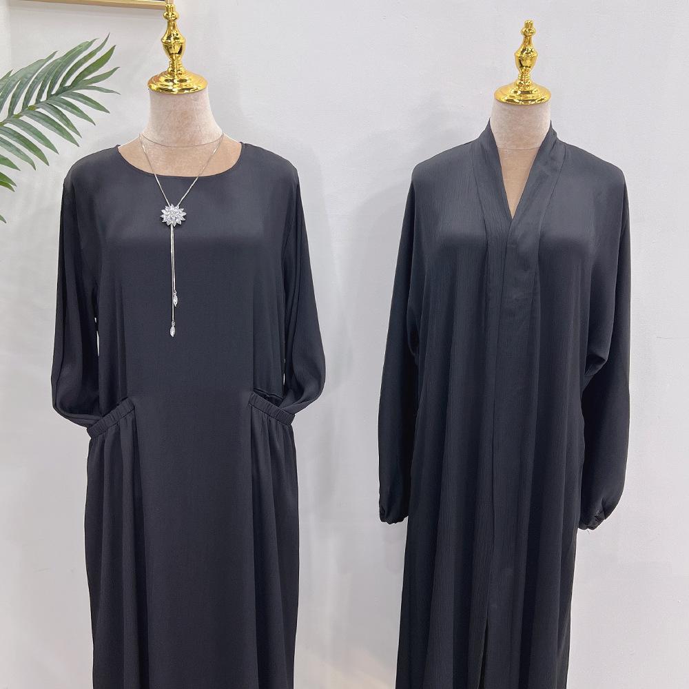 HASASERIES HS0709 Solid Large Robe Dress