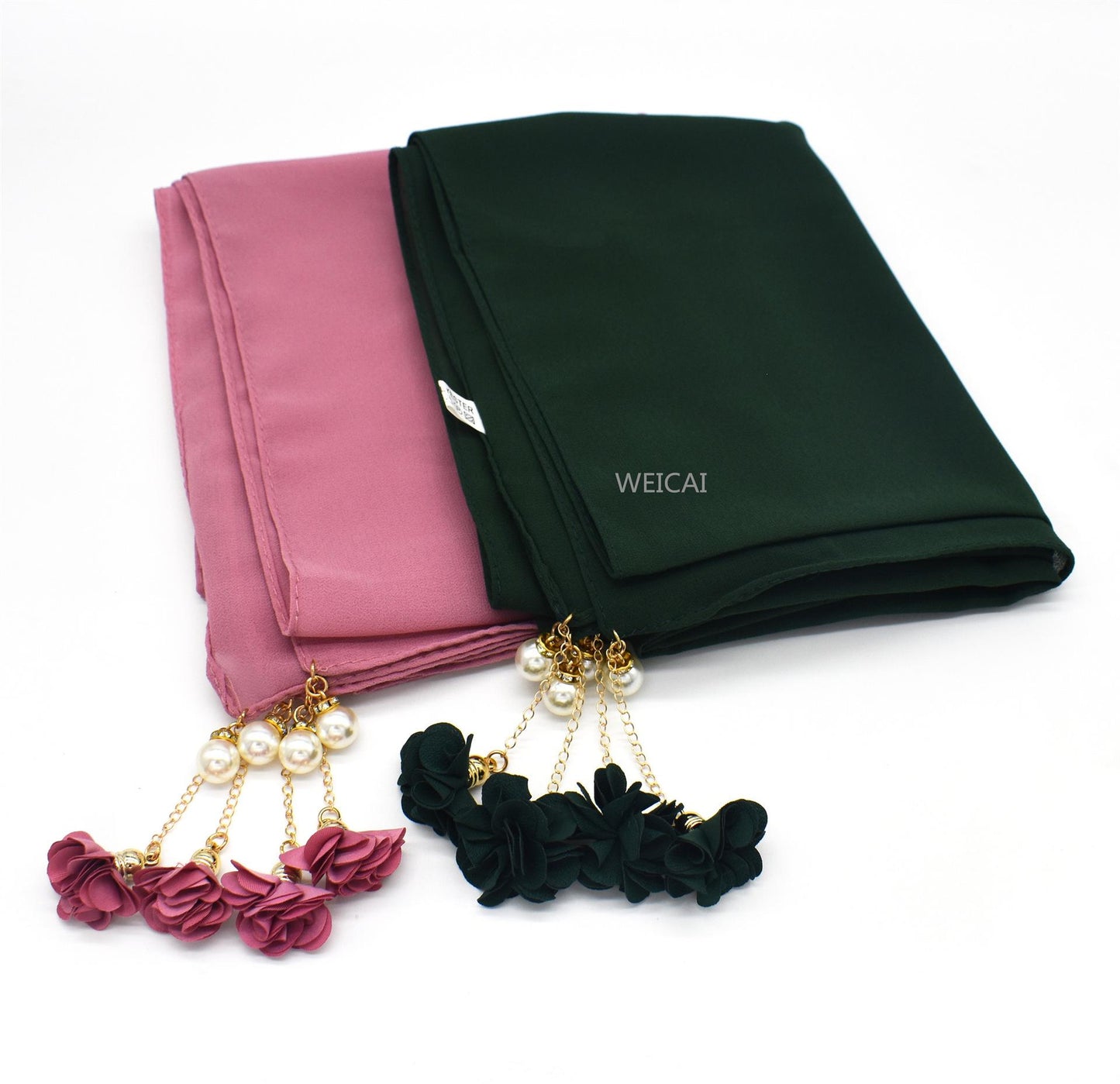 HASASERIES HS1055 Pearl Flower Hijab