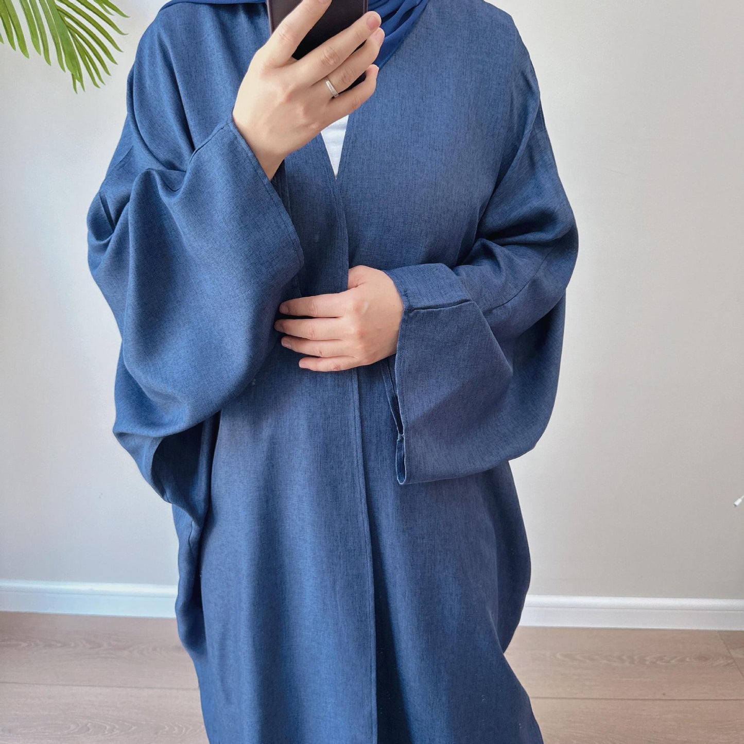 HASASERIES HS0714 Cardigan décontracté de couleur unie grande taille