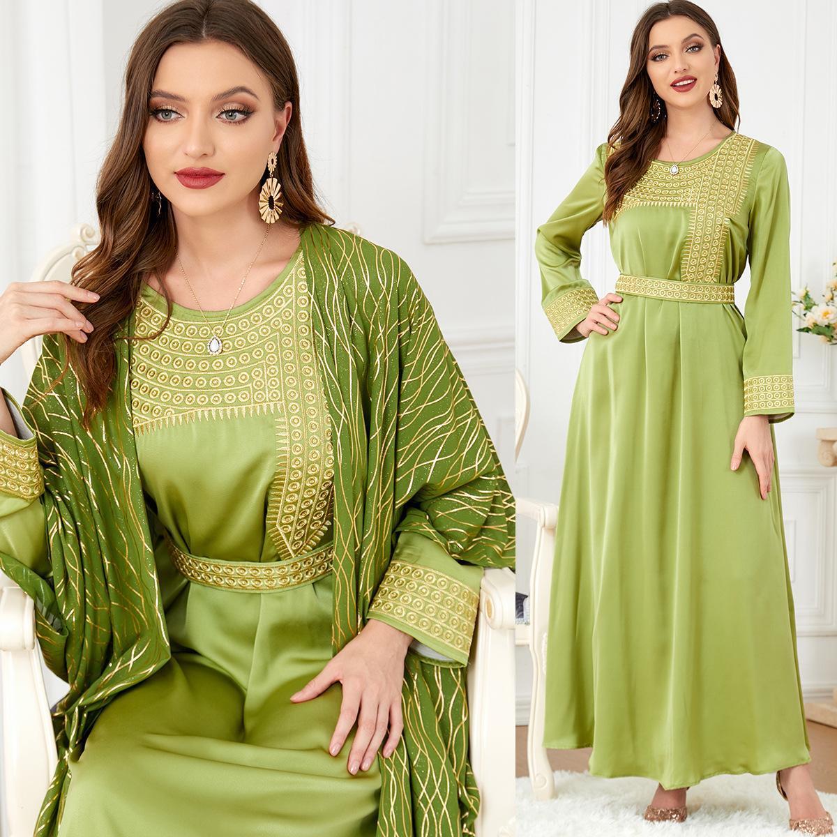 HASASERIES HS1059 2pcs Inner Dress with Cardigan