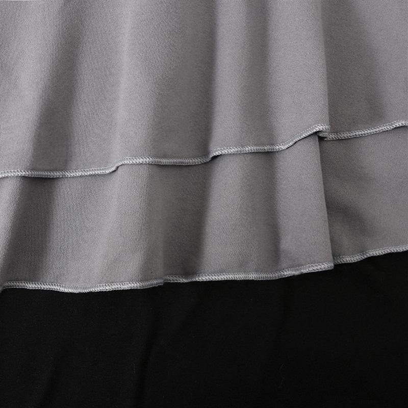 HASASERIES HS1194 Ensemble 2 pièces, Abaya pour enfant avec khimar à deux couches