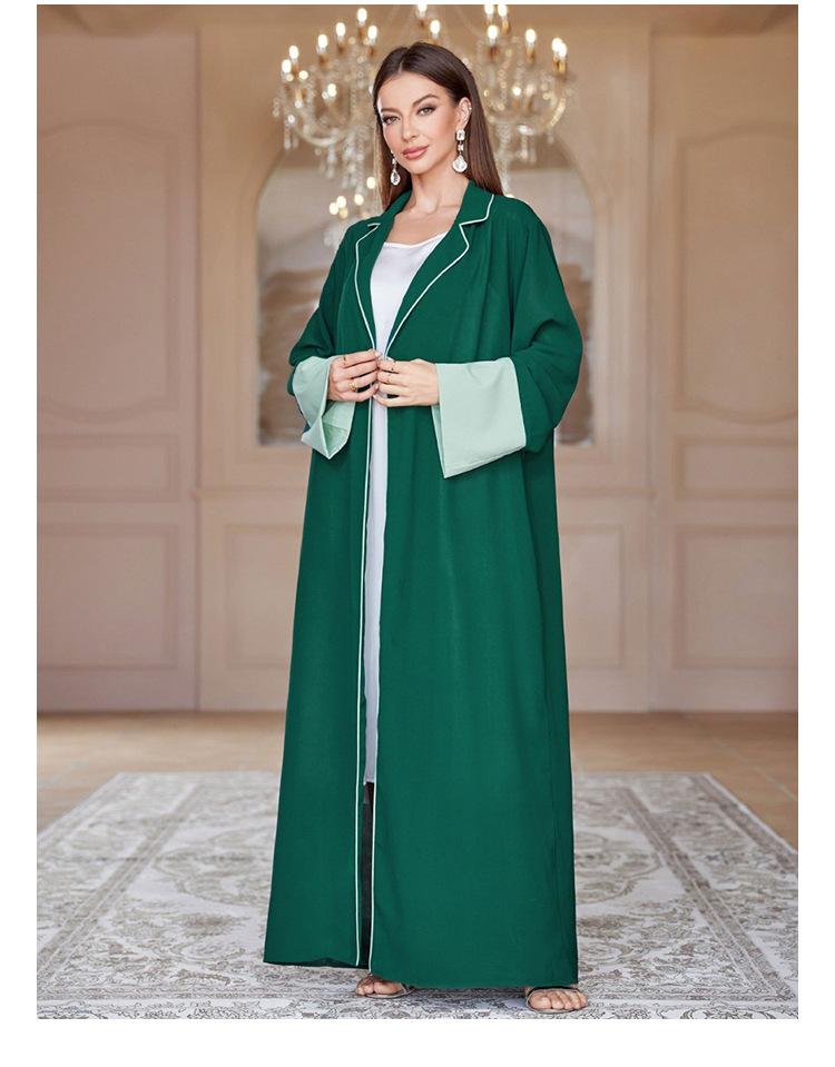 HASASERIES HS1037 Ensemble 2 pièces Cardigan avec Hijab