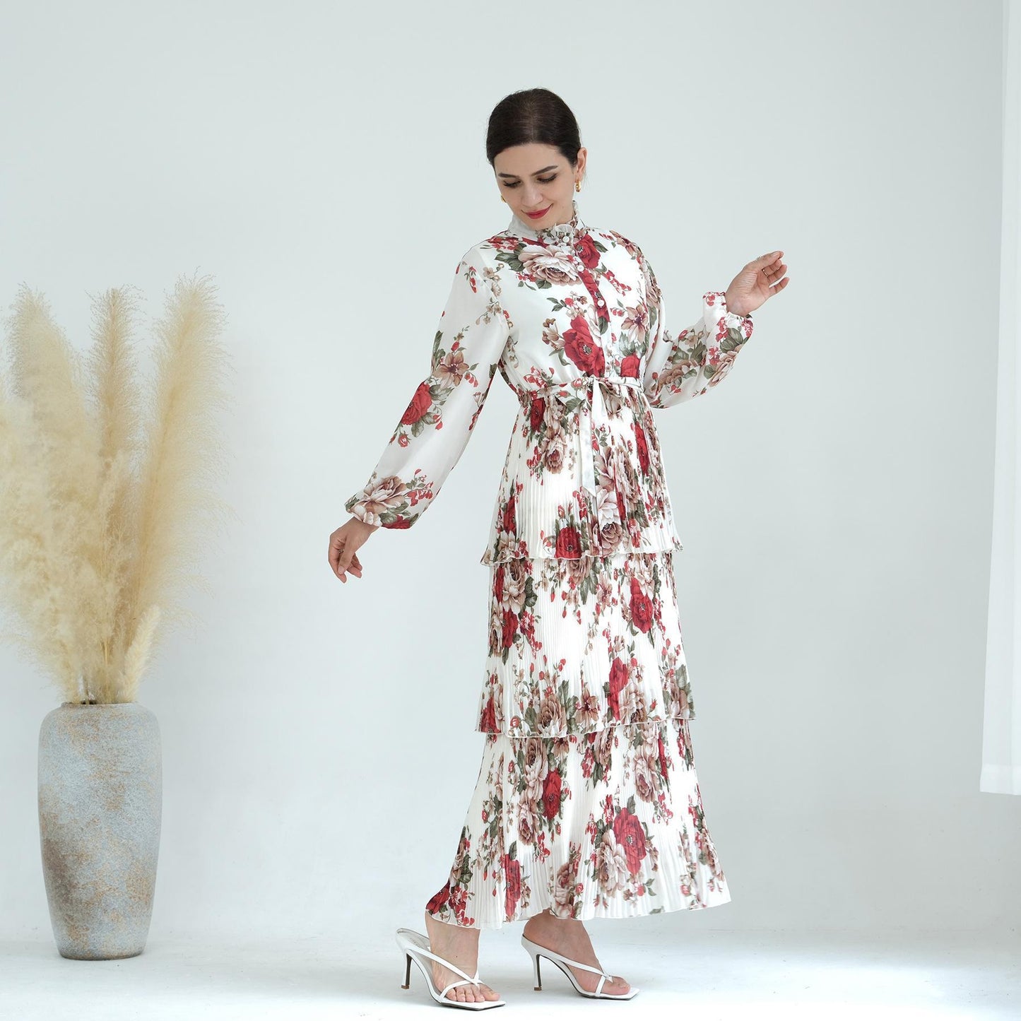 Robe imprimée Pure Beauty HS1009 de HASASERIES