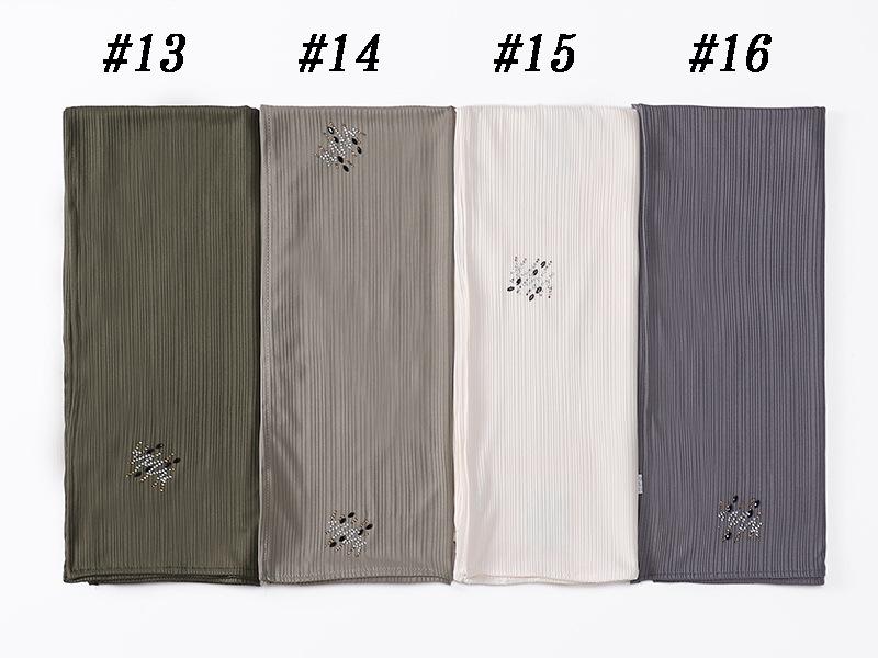 HASASERIES HS1133 Nouveau foulard rayé pour perçage à chaud