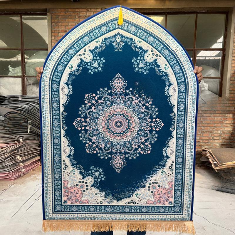 HASASERIES HS1163 Thickened Printed Prayer Blanket, Worship Mat, Prayer Mat