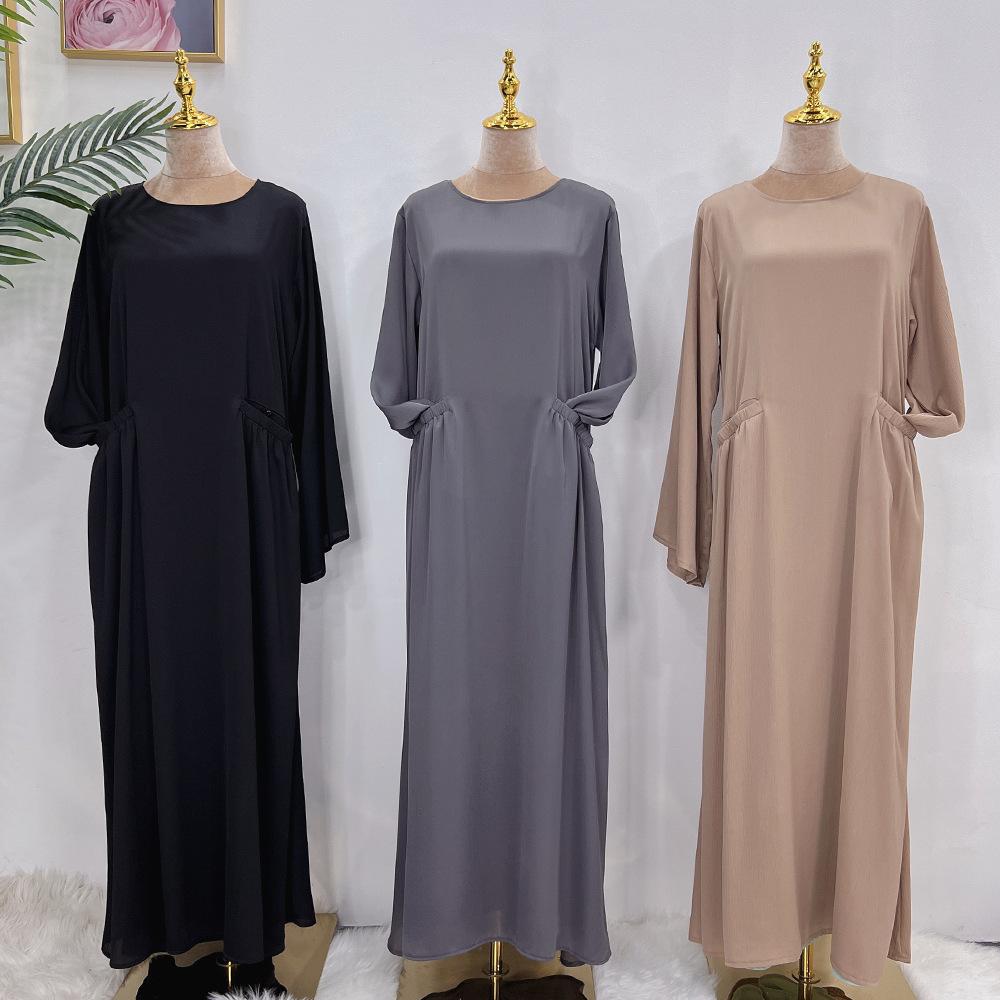 HASASERIES HS0709 Solid Large Robe Dress