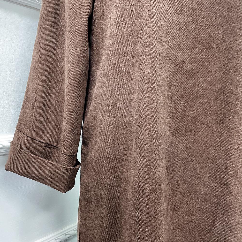 Robe tunique de couleur unie HASASERIES HS1011