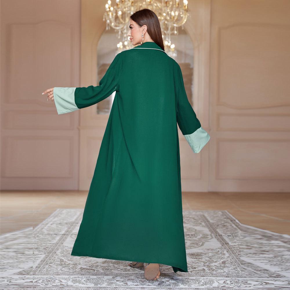 HASASERIES HS1037 Ensemble 2 pièces Cardigan avec Hijab