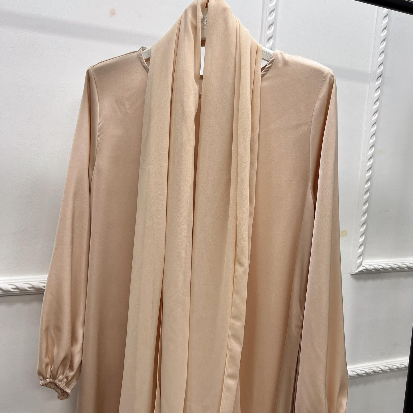 HASASERIES HS0708 Solid Color Robe Dress