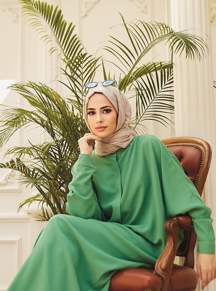 HASASERIES HS0519 Bat Sleeves Long Robe