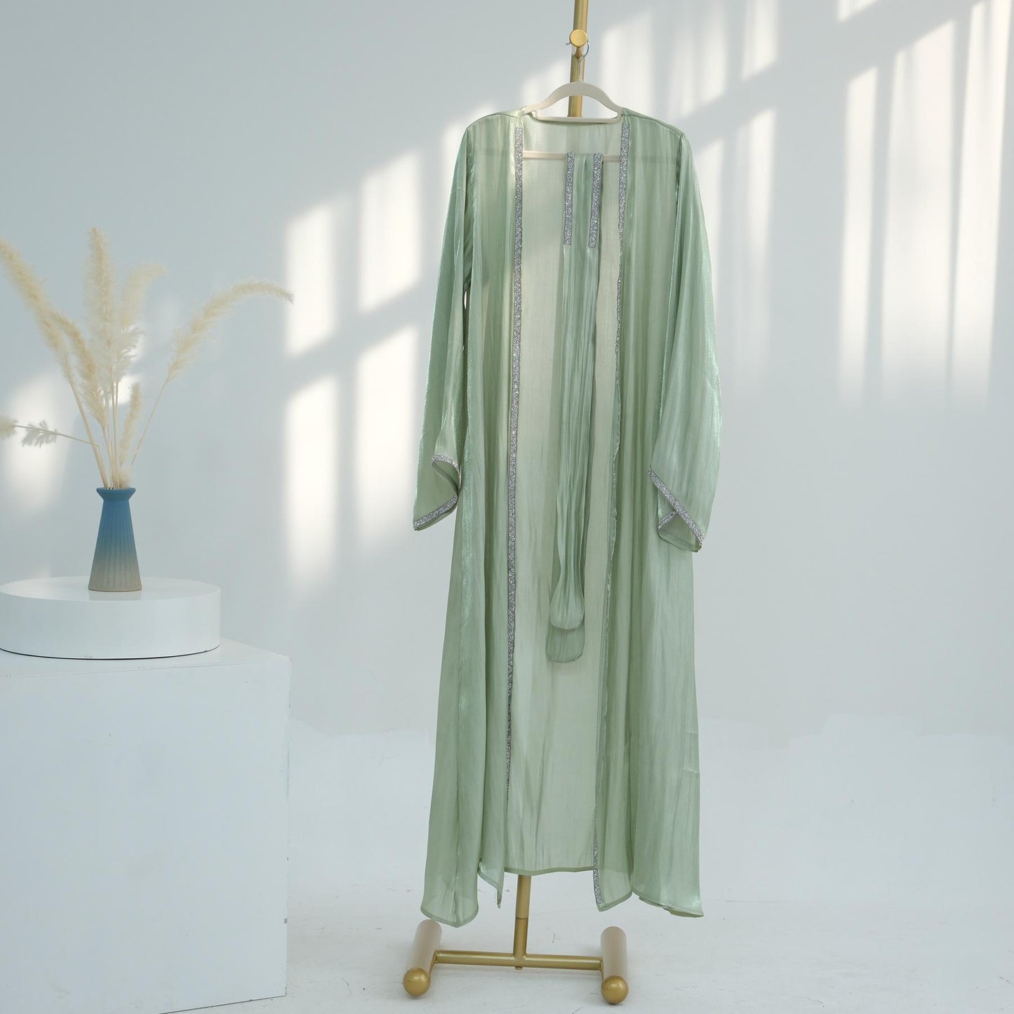 HASASERIES HS1184 Ensemble 2 pièces cardigan + robe intérieure