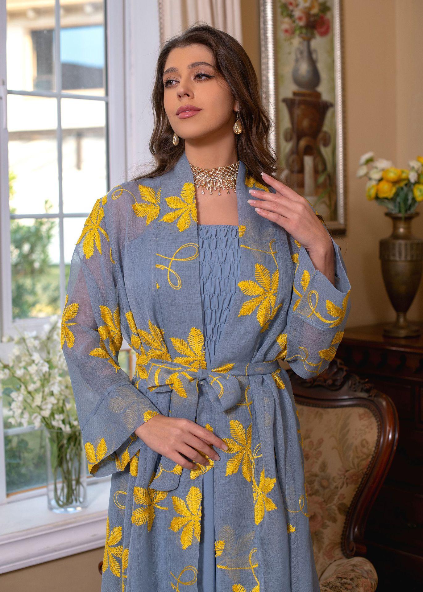 HASASERIES HS1076 2pcs Inner Dress with Cardigan