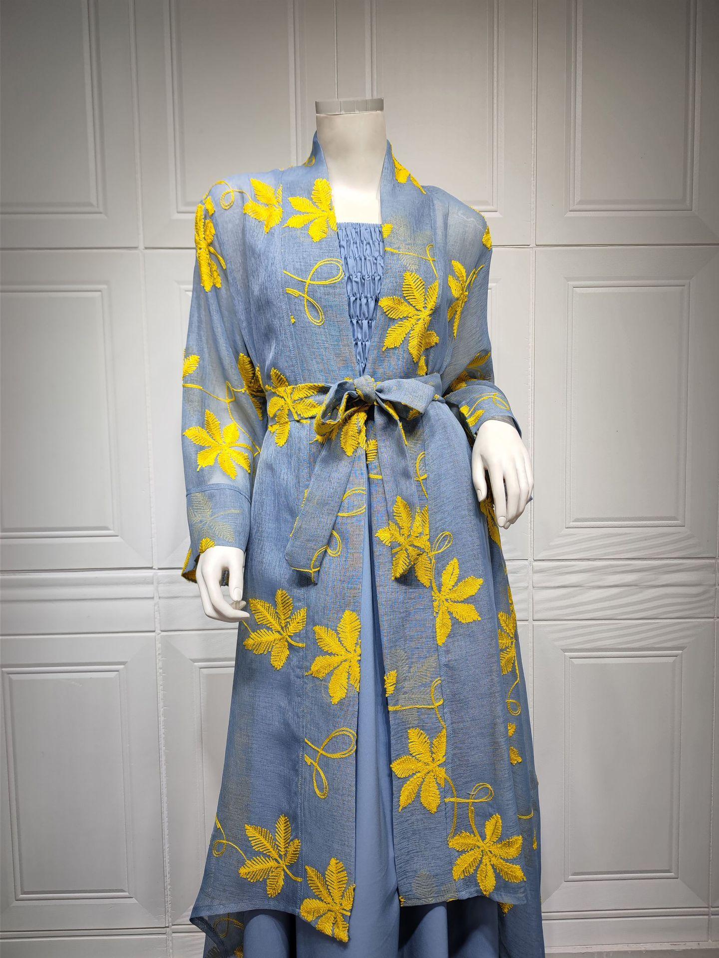 HASASERIES HS1076 2pcs Inner Dress with Cardigan