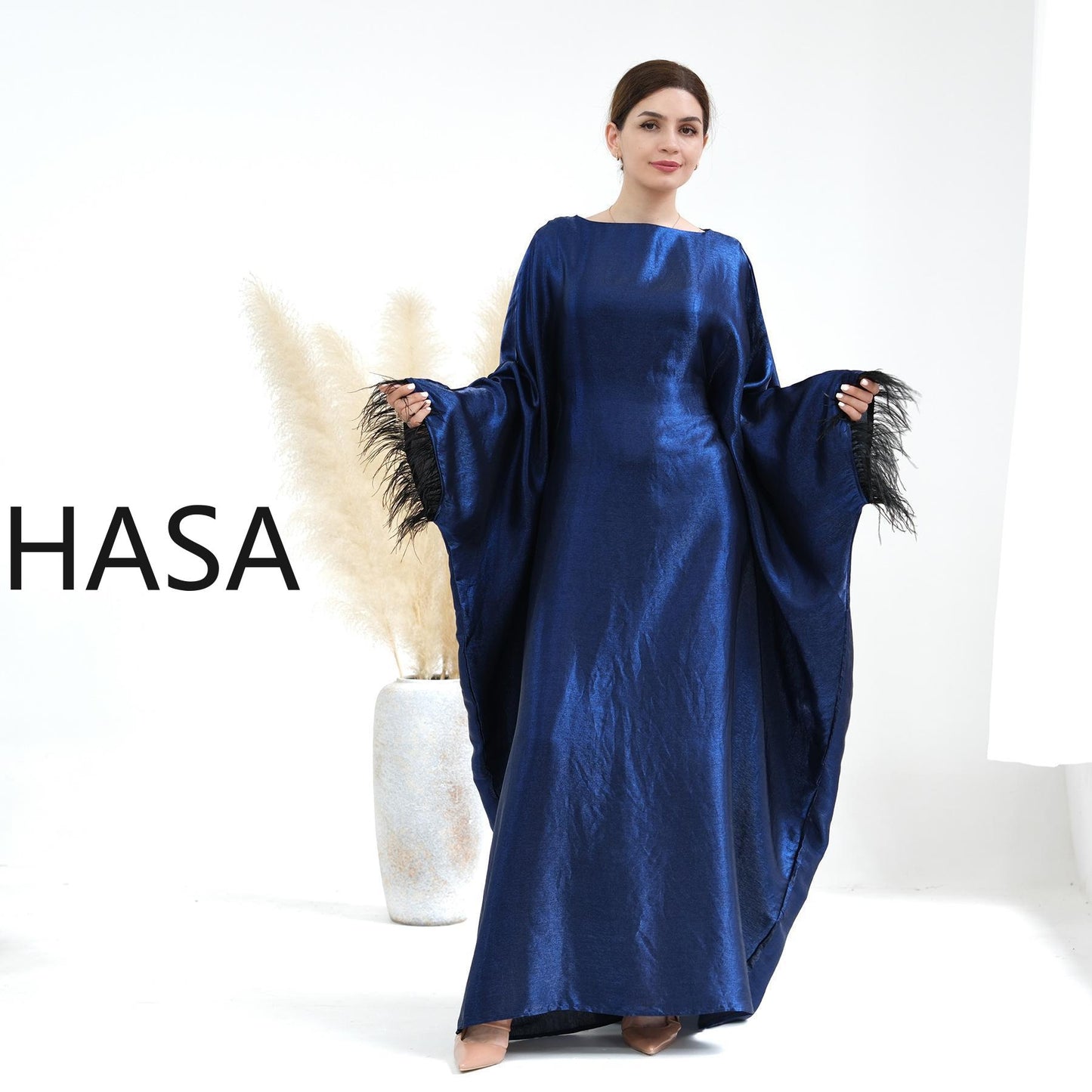 Série Kaftan fluide HASA HS0706 Metallic Elegance