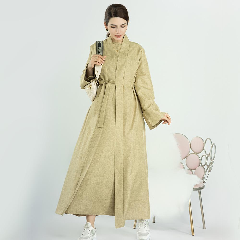HASASERIES HS0710 2pcs Set Cardigan+Inner Dress