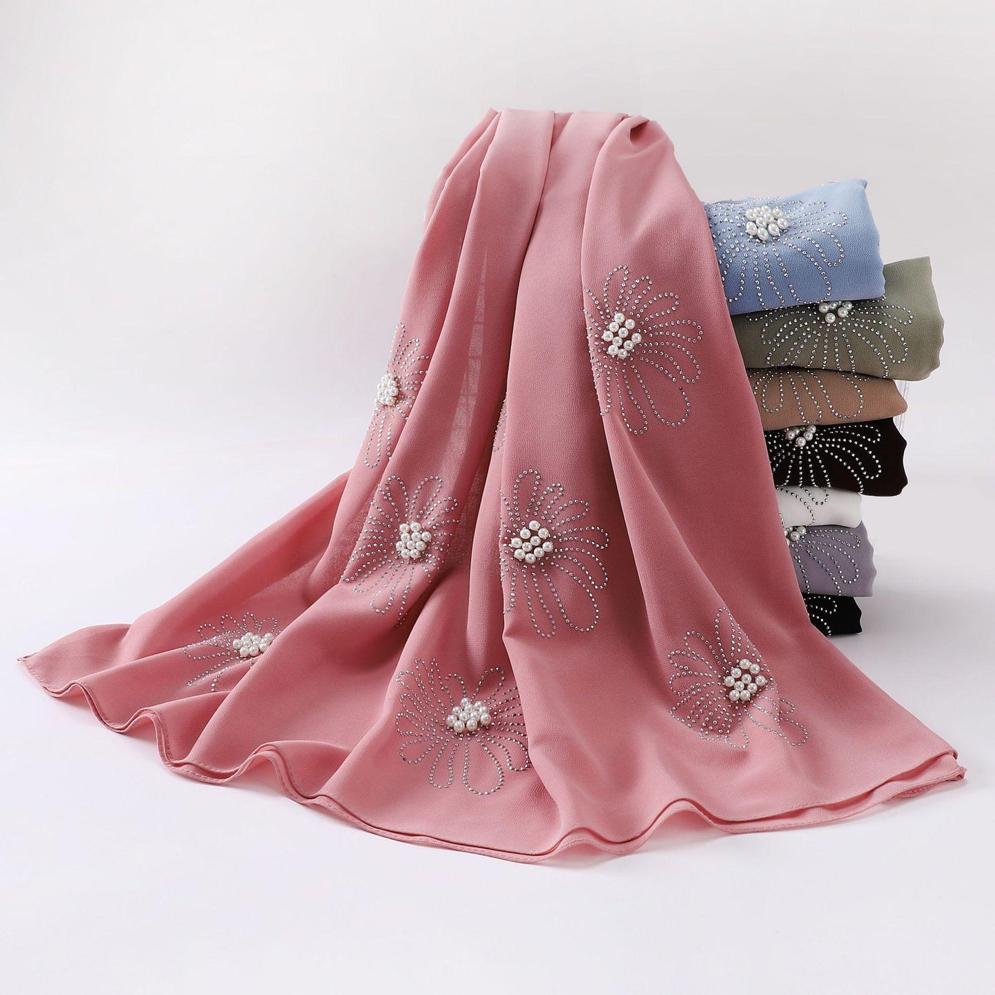 HASASERIES HS1121 New Chiffon Long Scarf Hijab