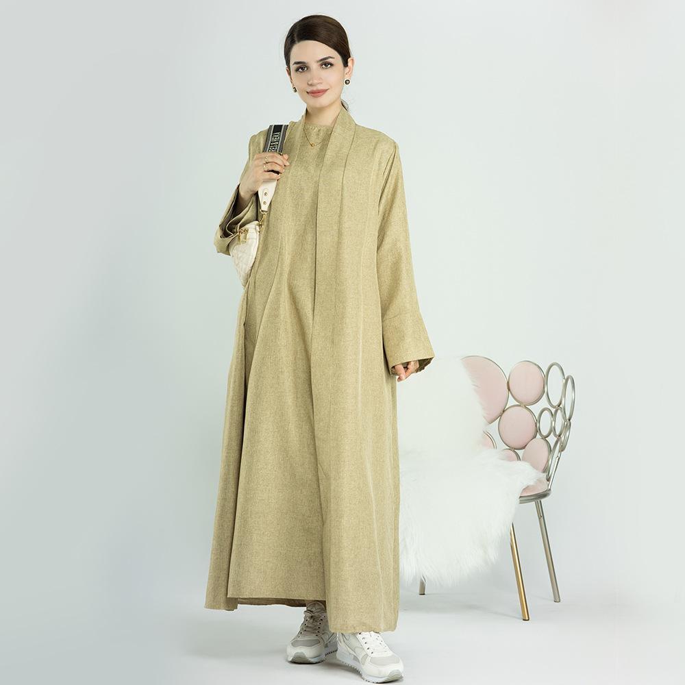 HASASERIES HS0710 2pcs Set Cardigan+Inner Dress