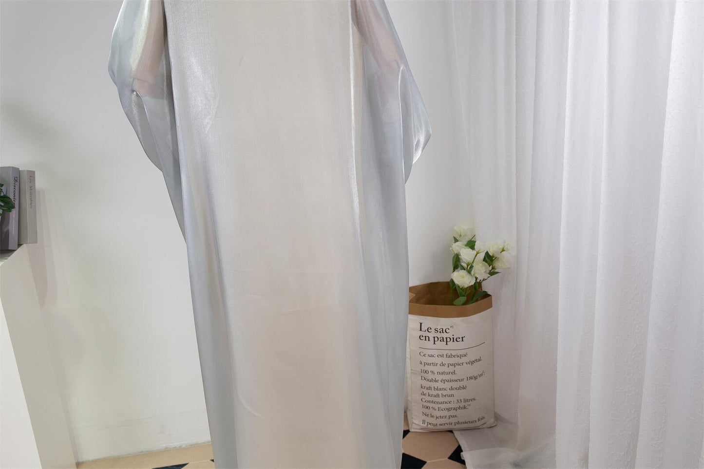 Robe ample à manches longues grande taille HASASERIES HS1039