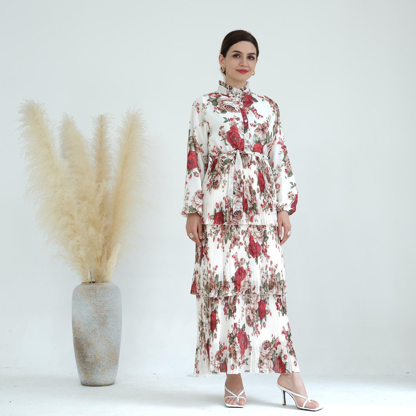Robe imprimée Pure Beauty HS1009 de HASASERIES