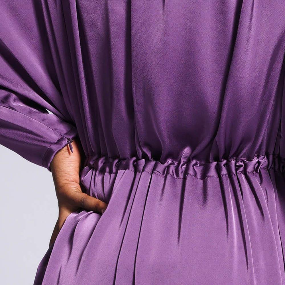 Robe Raglan de couleur unie HASASERIES HS0435