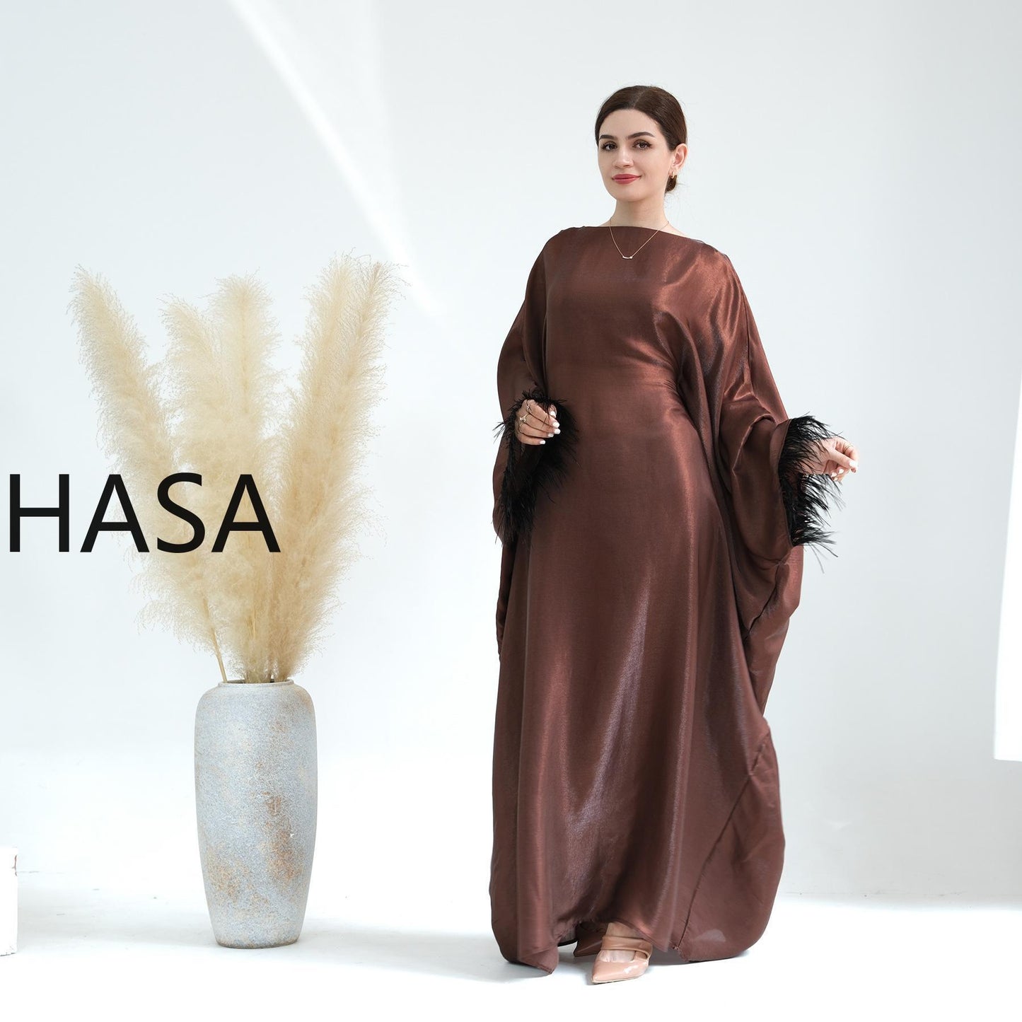 Série Kaftan fluide HASA HS0706 Metallic Elegance