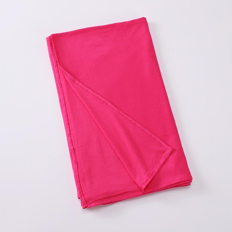 HASASERIES HS1051 Fashion Warm Solid Color Scarf