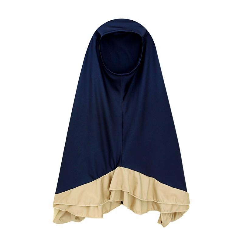 HASASERIES HS1203 Ensemble 2 pièces, Abaya pour enfant avec une couche de Khimar.
