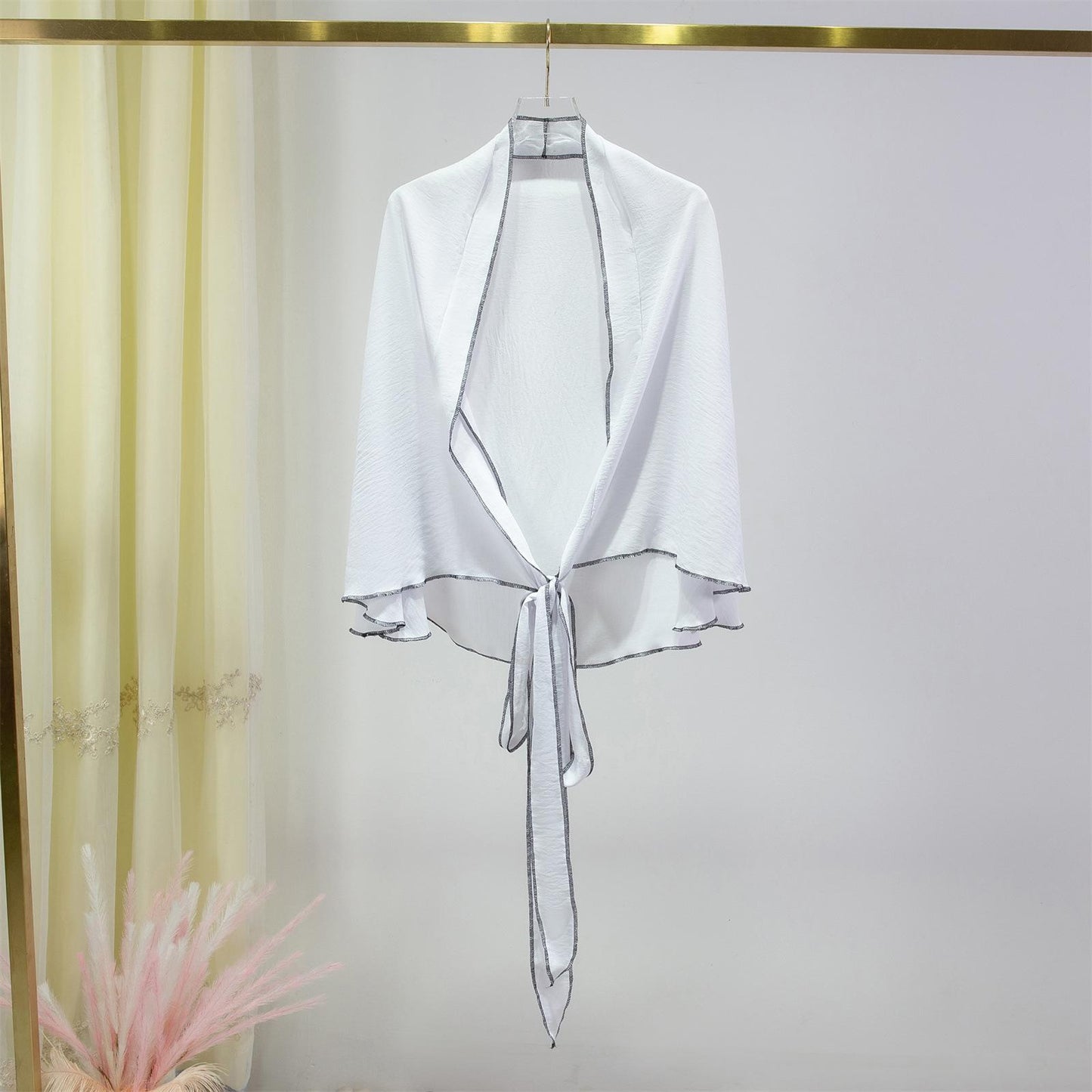 HASASERIES HS1098 3pcs Set Without Sleeves Inner Dress+Cardigan+special Belt