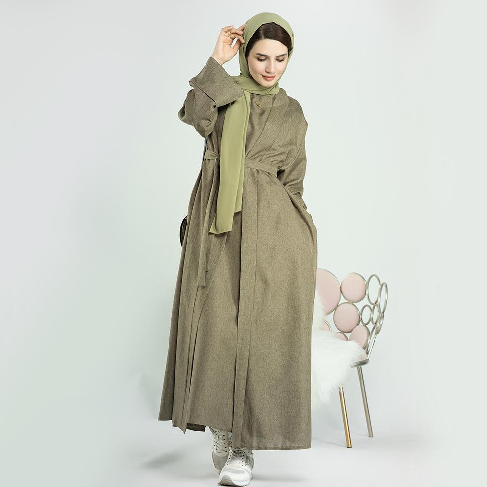 HASASERIES HS0710 2pcs Set Cardigan+Inner Dress
