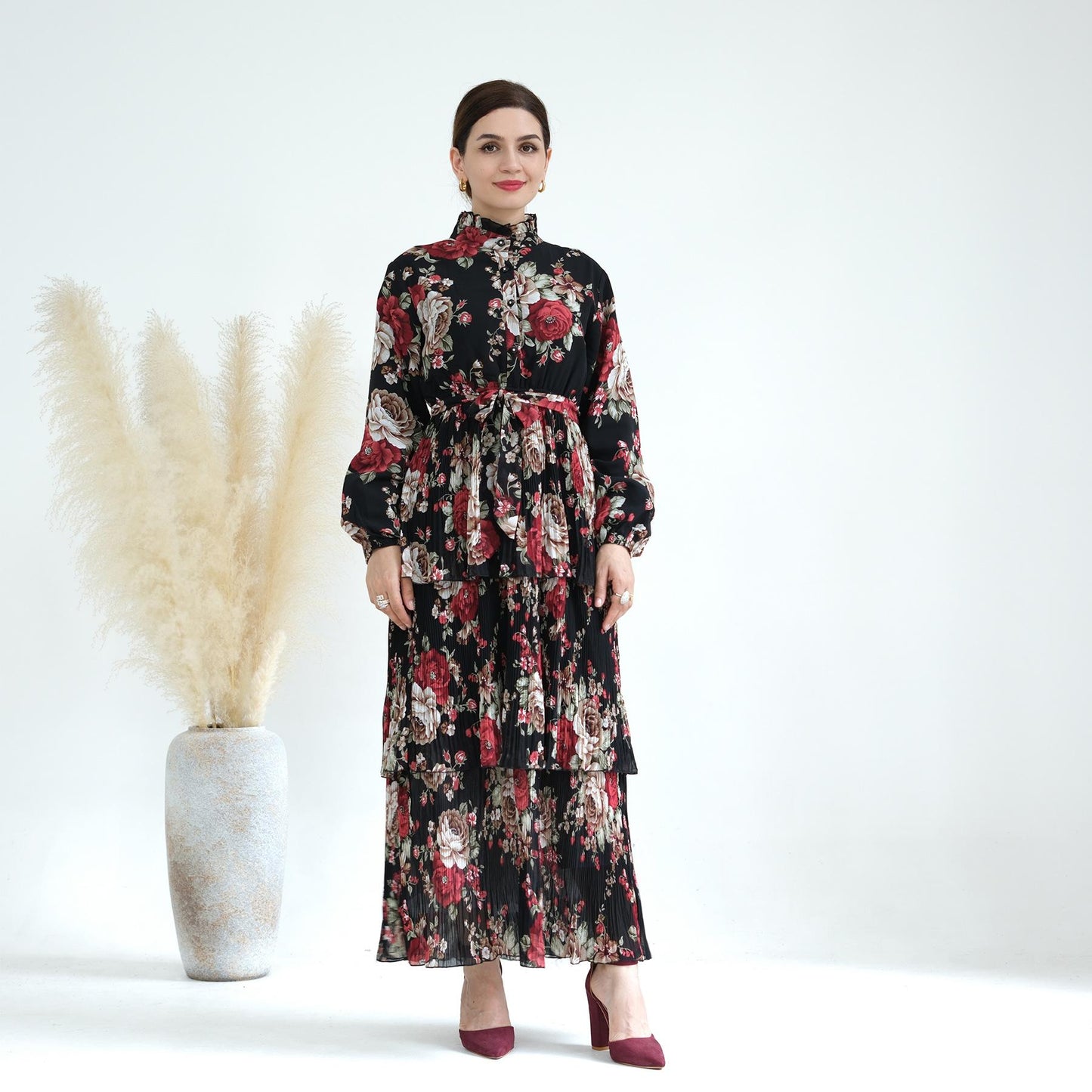 Robe imprimée Pure Beauty HS1008 de HASASERIES