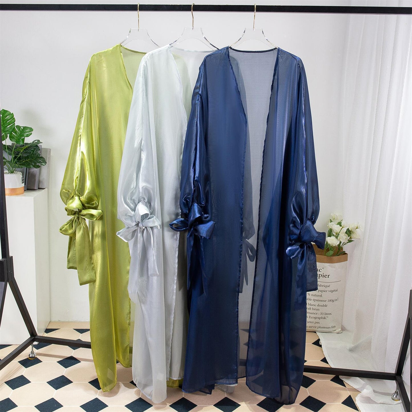 Robe ample à manches longues grande taille HASASERIES HS1039